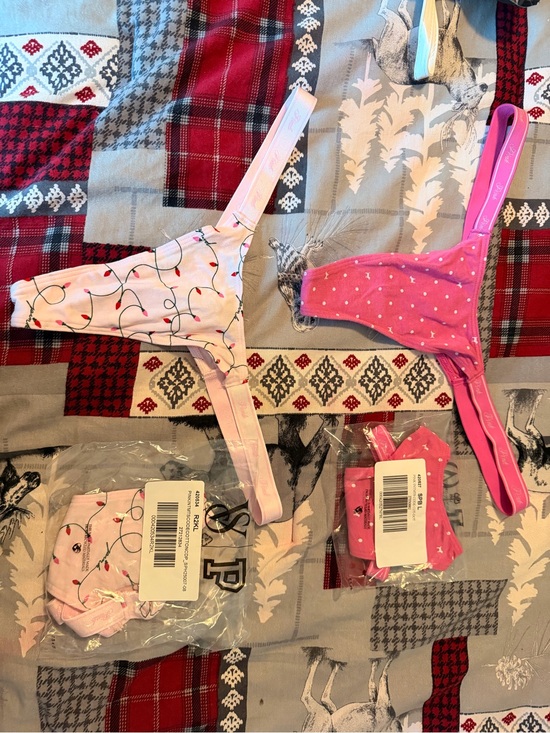PINK Victoria's Secret Other - PINK Victoria's Secret Light Pink & Hot Pink Thong Set